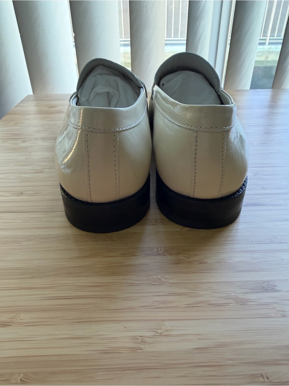 ALOHAS Marietta Onix Cream Leather Loafers Size 38 NWT - Picture 3 of 8
